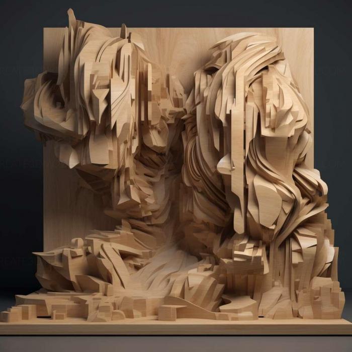 نموذج ثلاثي الأبعاد لآلة CNC 3D Art 